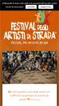 Mobile Screenshot of festivalartistidistrada.it