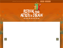 Tablet Screenshot of festivalartistidistrada.it